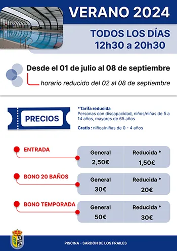 imagen de los precios de la piscina de sardón de los frailes en verano